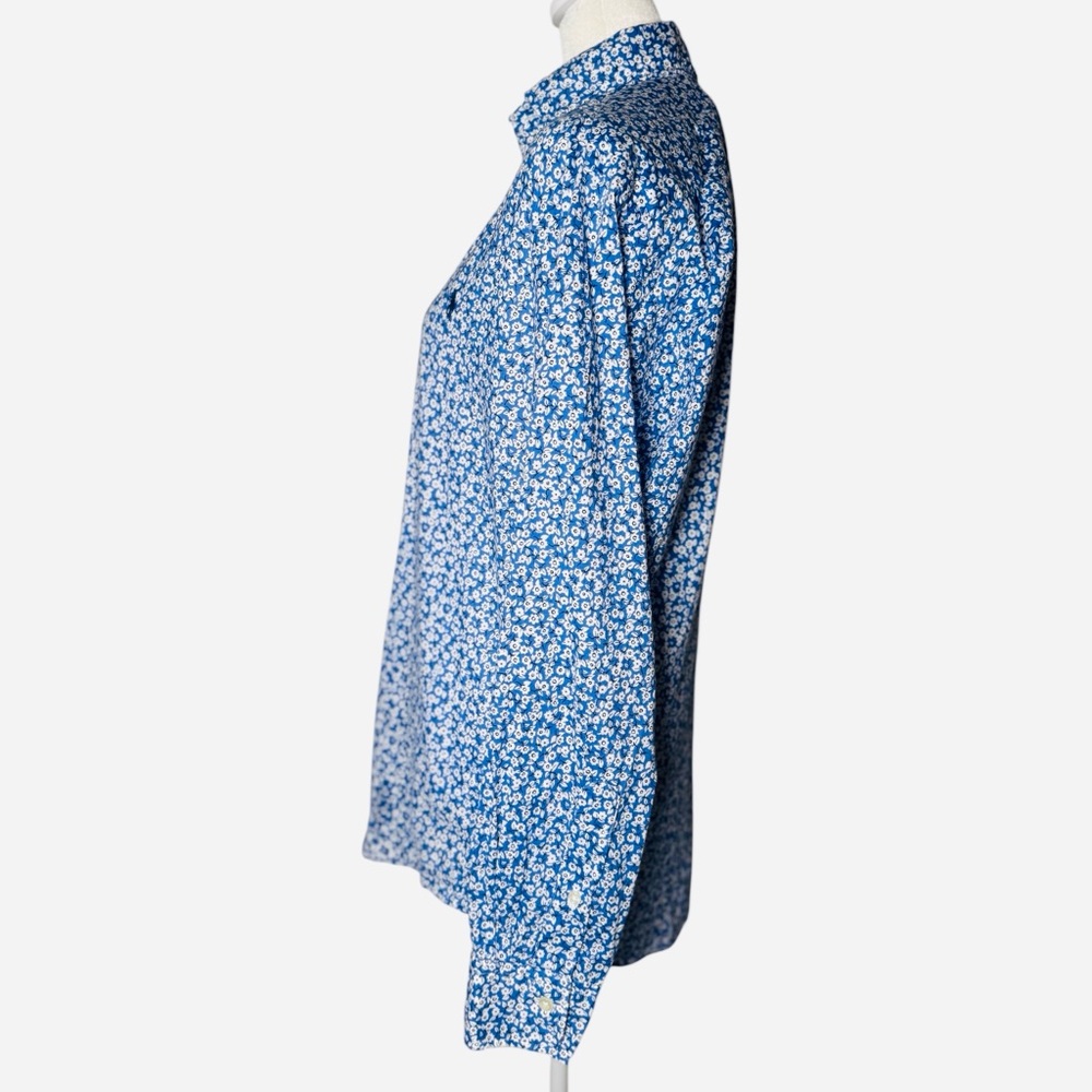 Polo Ralph Lauren Blue Floral Button-Up Shirt - Picture 4 of 9